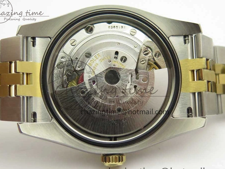 MiroTime 0801 DateJust 36 SS YG 116233 ARF 1:1 Best Edition 904L Steel Black Dial Stick Markers on Jubilee Bracelet SH3135 V EasyMatch 3261